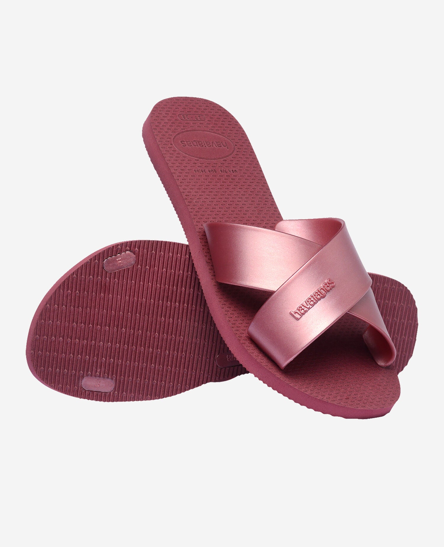 Havaianas Infradito Aqua Metallic Bordeaux