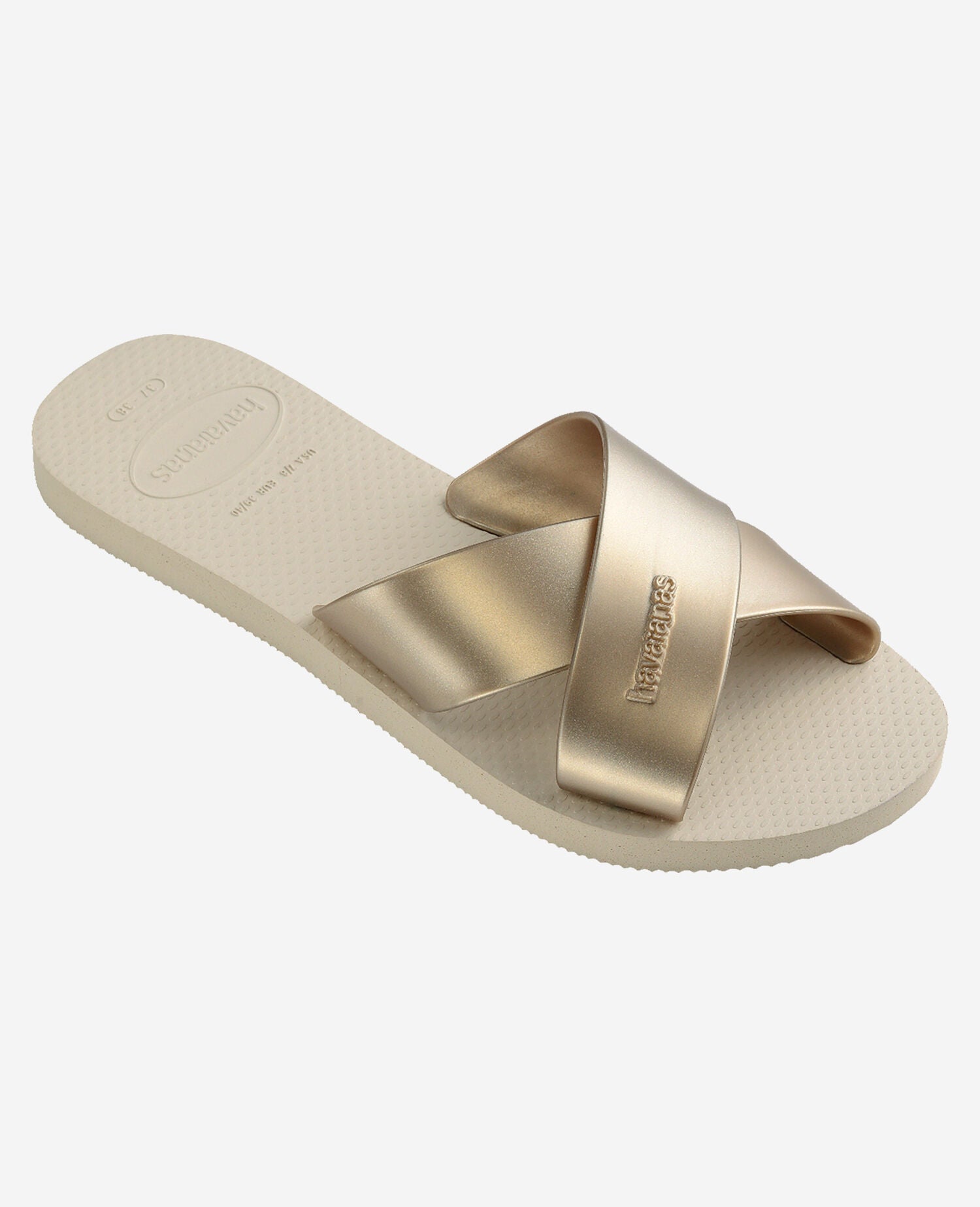 Havaianas Infradito Aqua Metallic Beige