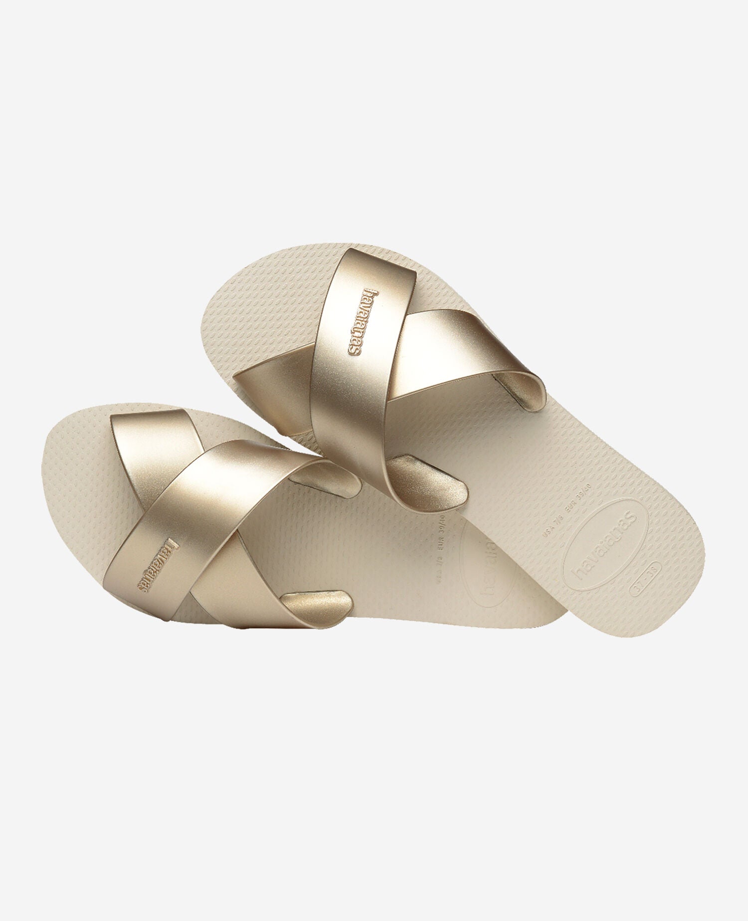 Havaianas Infradito Aqua Metallic Beige