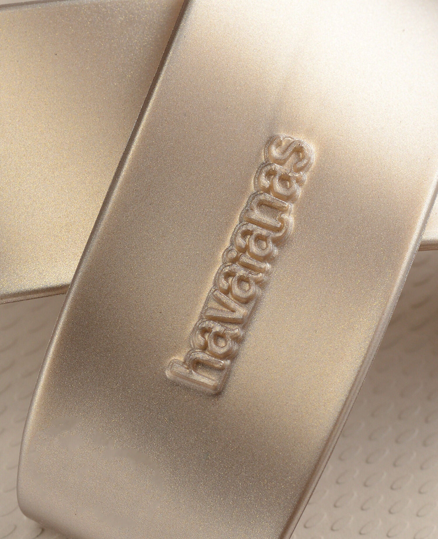 Havaianas Infradito Aqua Metallic Beige