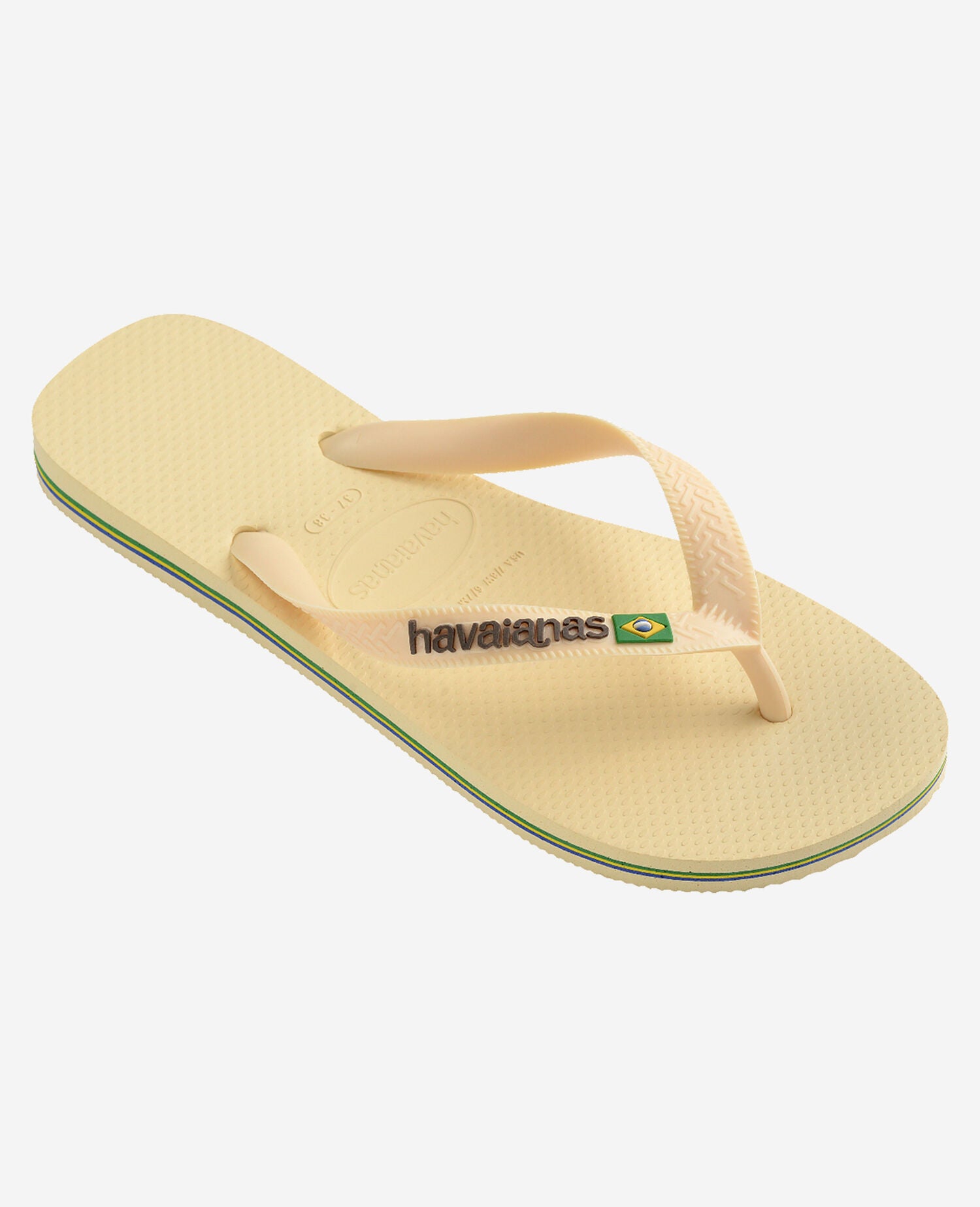 Havaianas Infradito Brasil Logo Beige