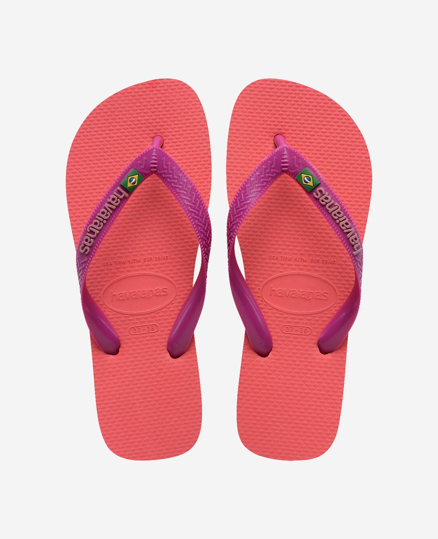 Havaianas Infradito Brasil Logo Rosa
