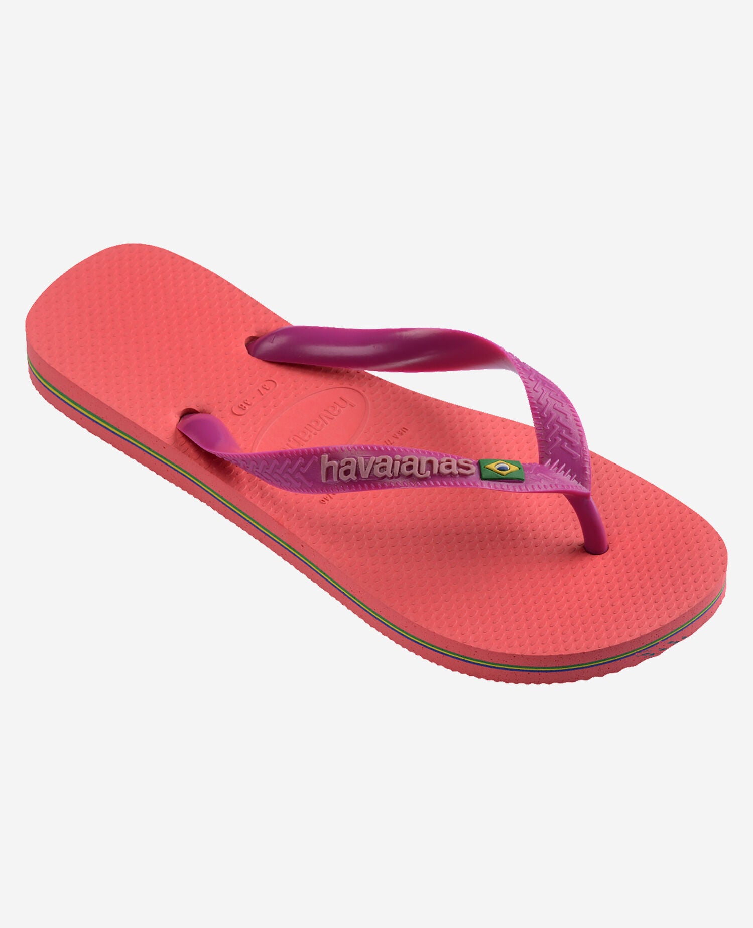 Havaianas Infradito Brasil Logo Rosa