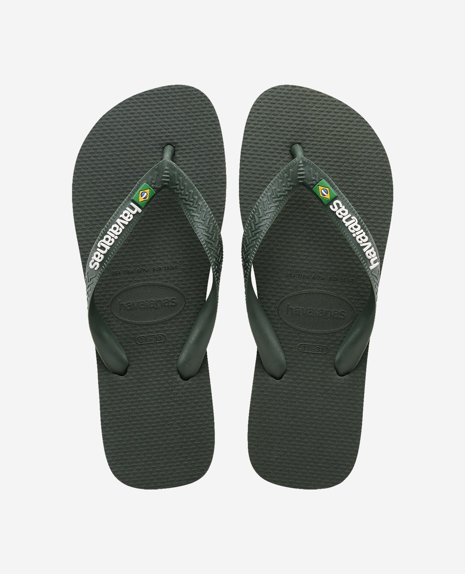 Havaianas Infradito Brasil Logo Verde