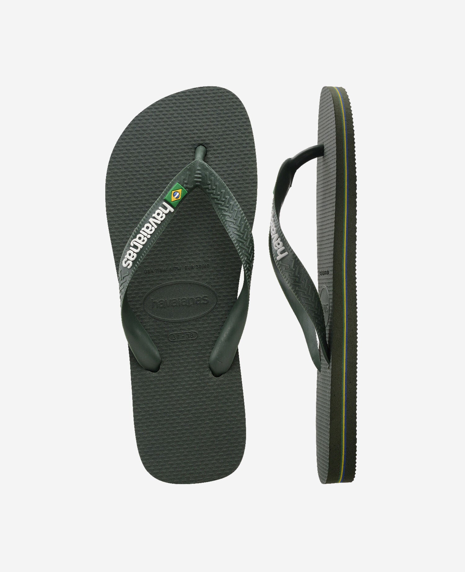 Havaianas Infradito Brasil Logo Verde