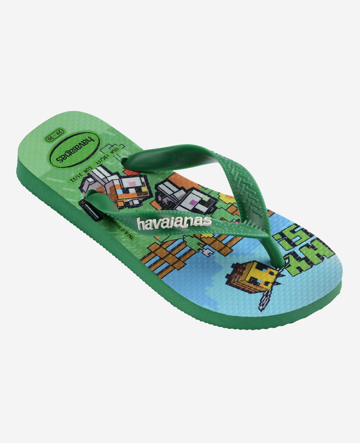 Havaianas Infradito Kids Minecraft Verde