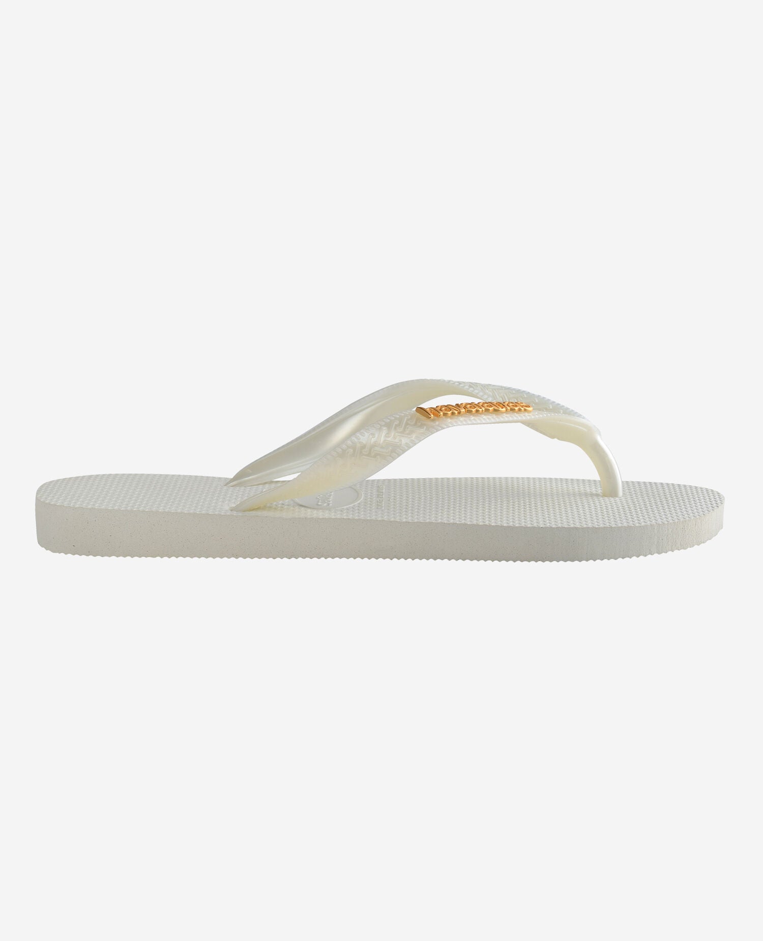 Havaianas Infradito Logo Metallic Bianco