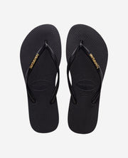 Havaianas Infradito Slim Logo Metallic Giallo