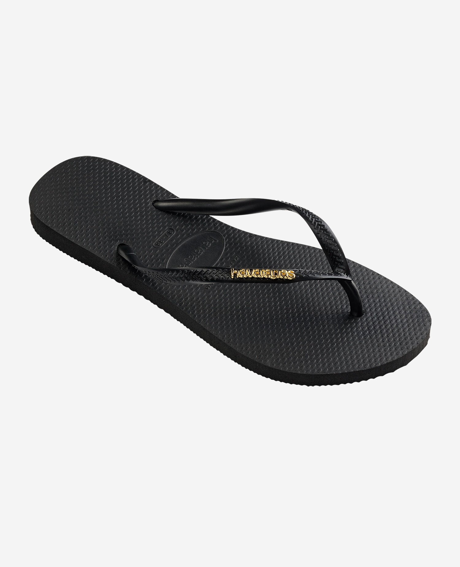 Havaianas Infradito Slim Logo Metallic Giallo