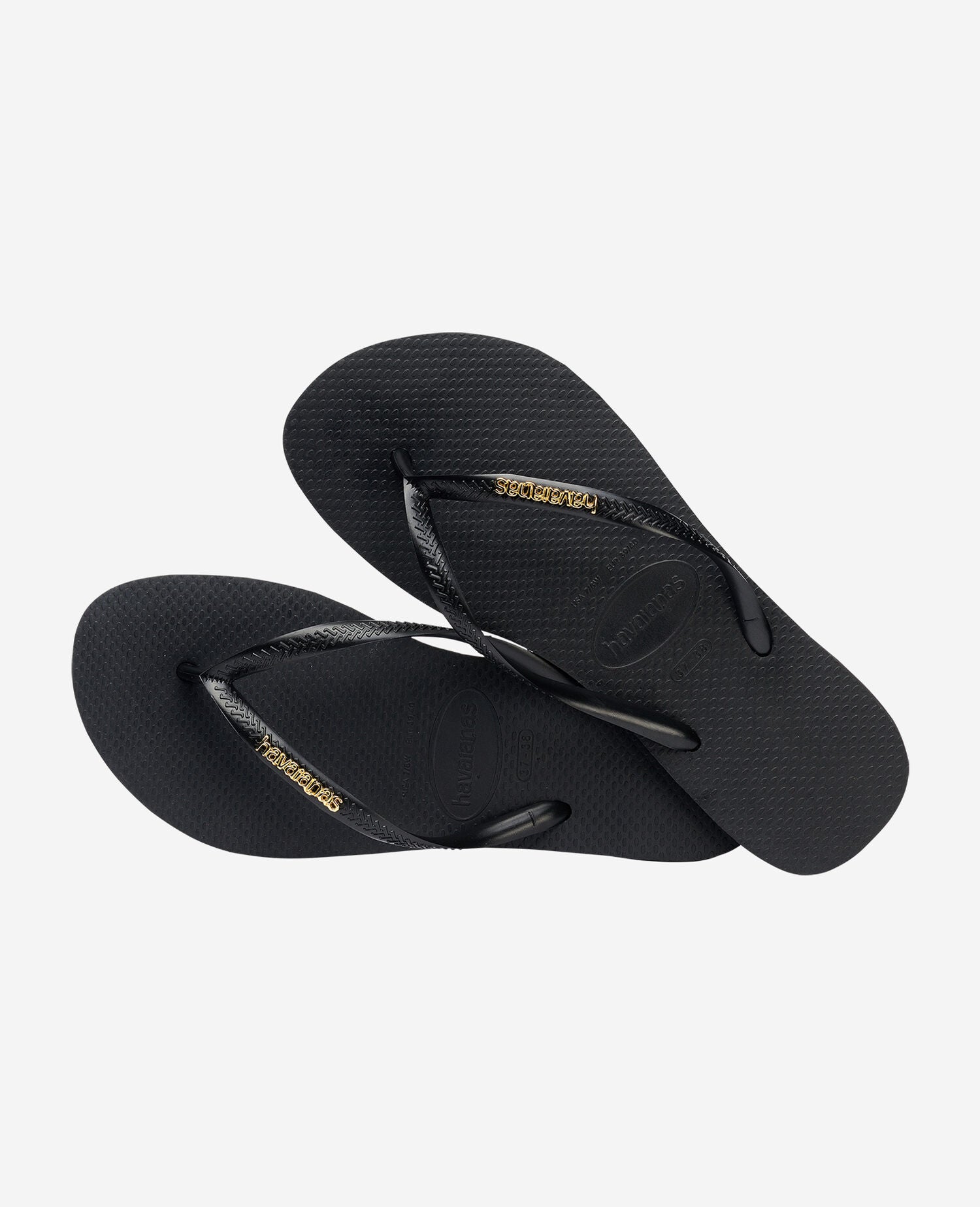 Havaianas Infradito Slim Logo Metallic Giallo