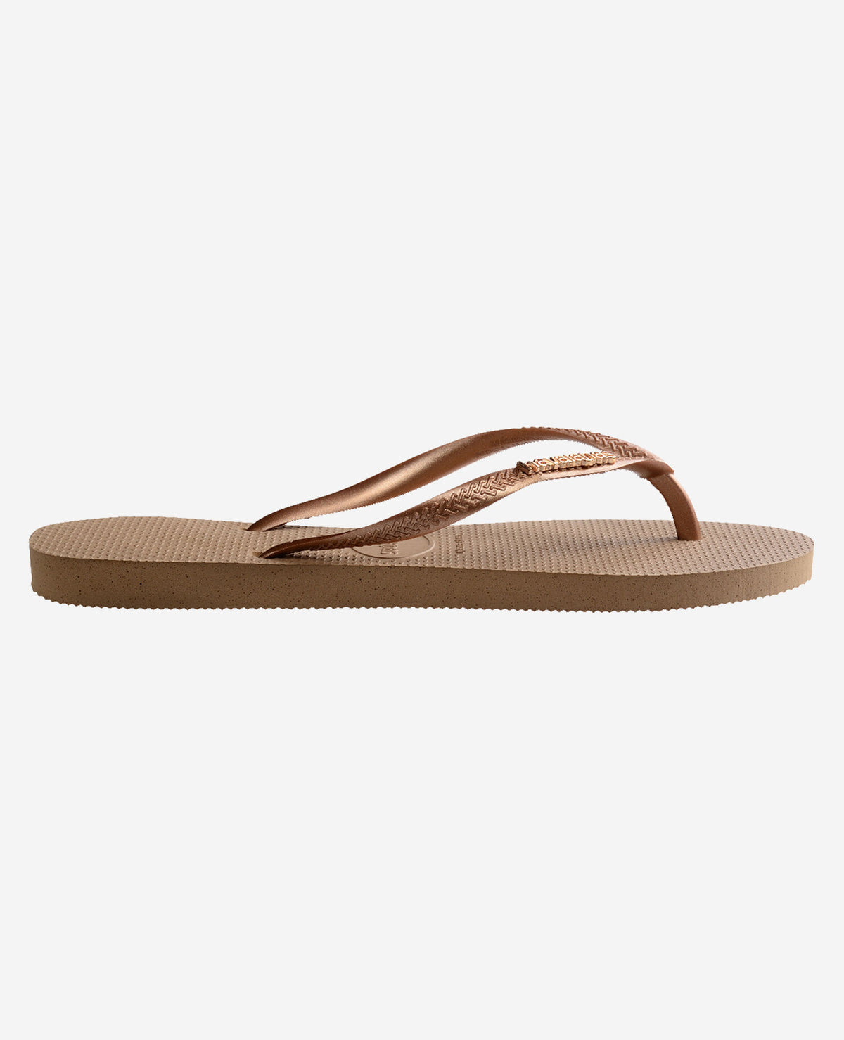 Havaianas Infradito Slim Logo Metallic Rosa