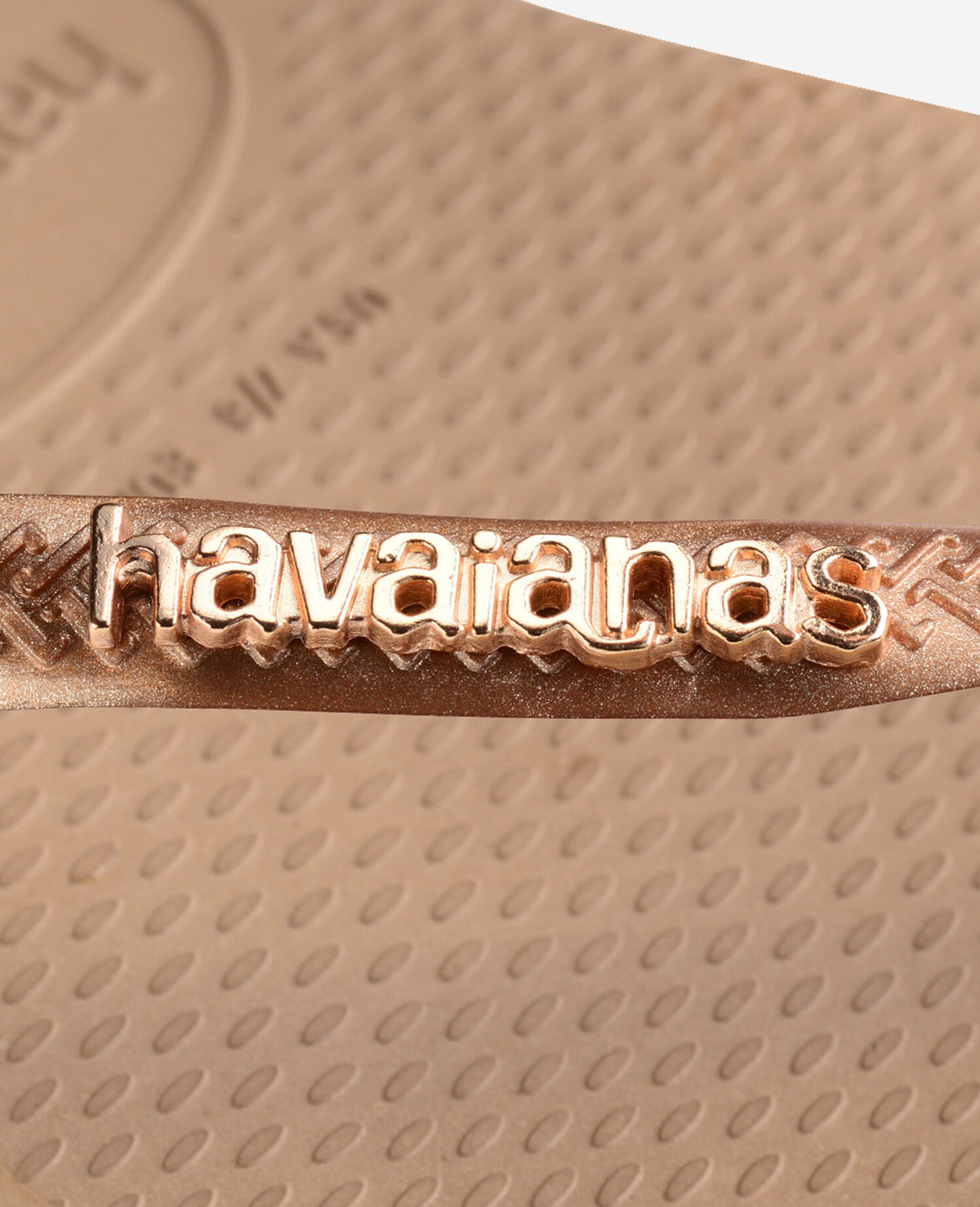 Havaianas Infradito Slim Logo Metallic Rosa