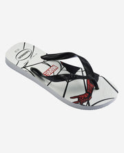 Havaianas Infradito Top Marvel Logomania Bianco
