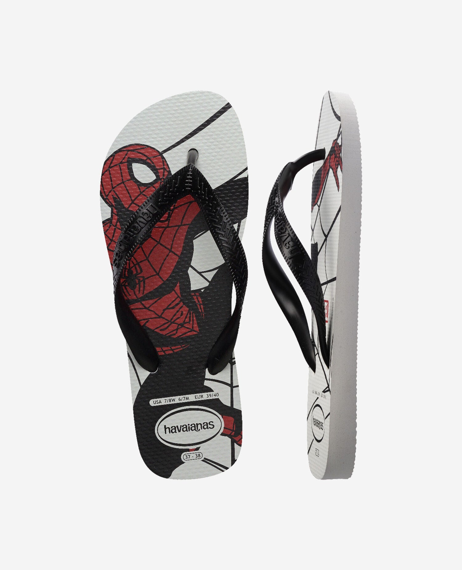 Havaianas Infradito Top Marvel Logomania Bianco