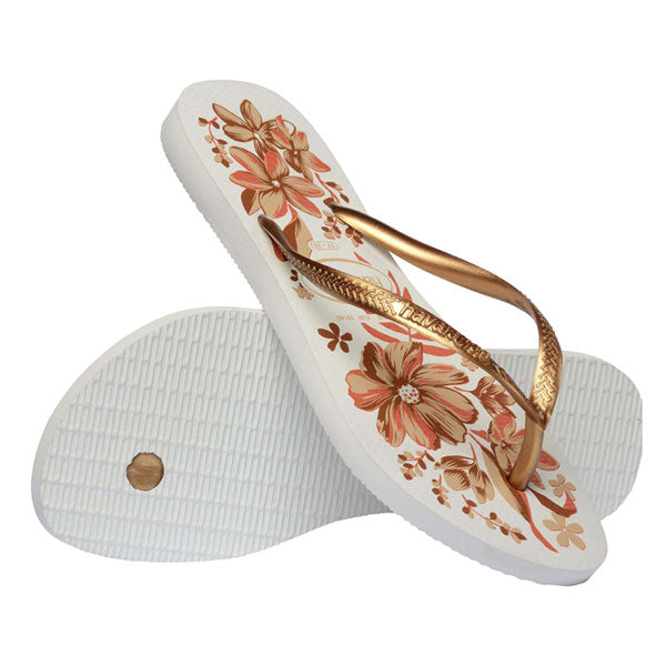 Havaianas Infradito White/golden Giallo