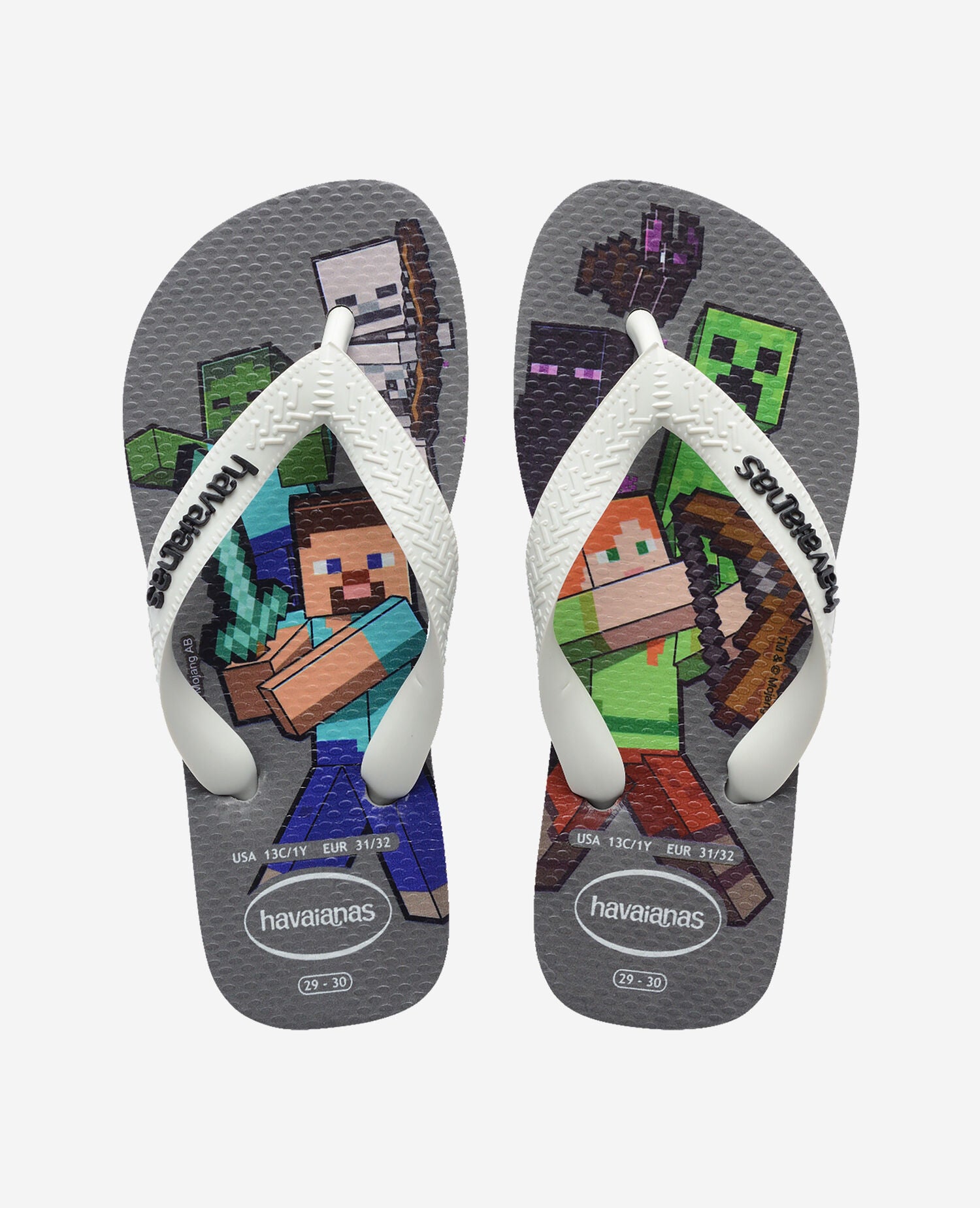 Havaianas Kids Minecraft Bianco