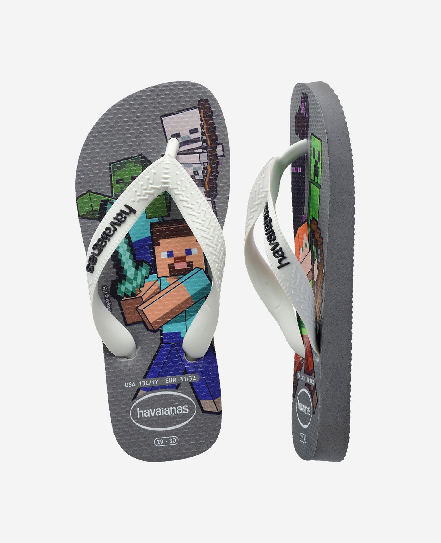 Havaianas Kids Minecraft Bianco