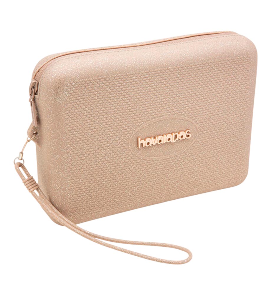 Havaianas Pochette Necessaire Da Spiaggia Glitter Giallo