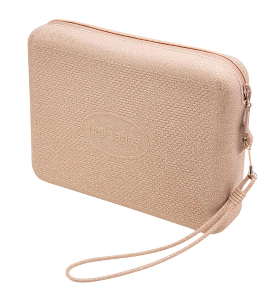 Havaianas Pochette Necessaire Da Spiaggia Glitter Giallo