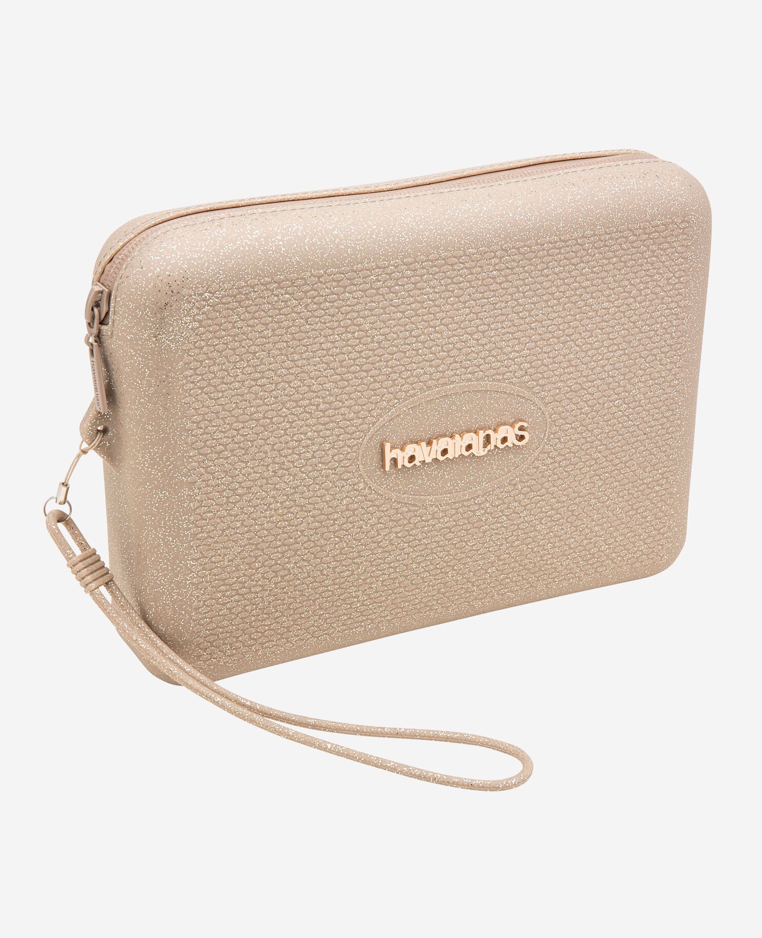 Havaianas Pochette Necessaire Da Spiaggia Glitter Giallo