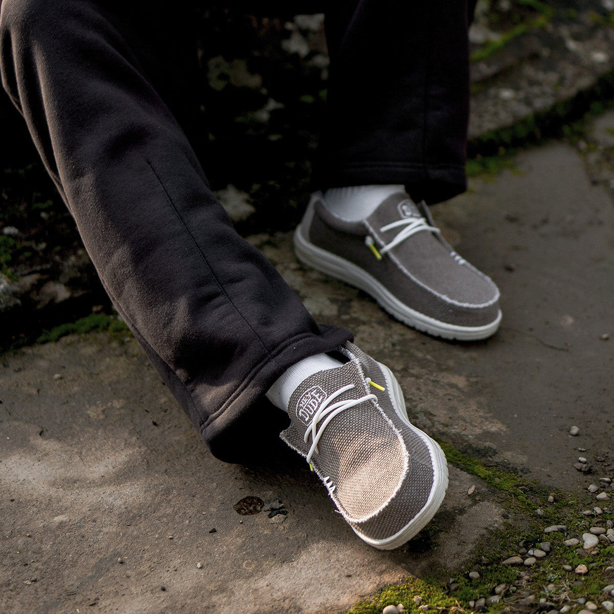 HeyDude Sneakers Wally Braided Beige