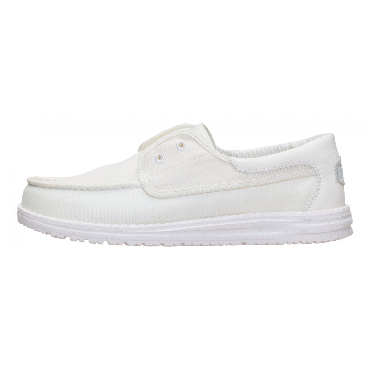 HeyDude Sneakers Wally Cru Stretch Canvas Bianco