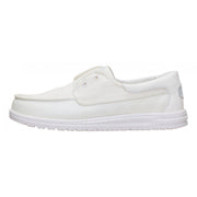 HeyDude Sneakers Wally Cru Stretch Canvas Bianco