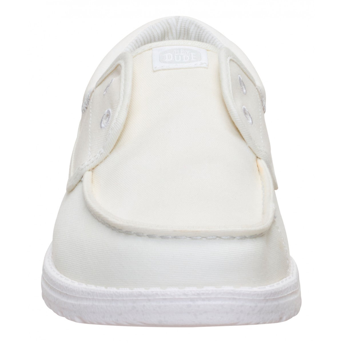 HeyDude Sneakers Wally Cru Stretch Canvas Bianco