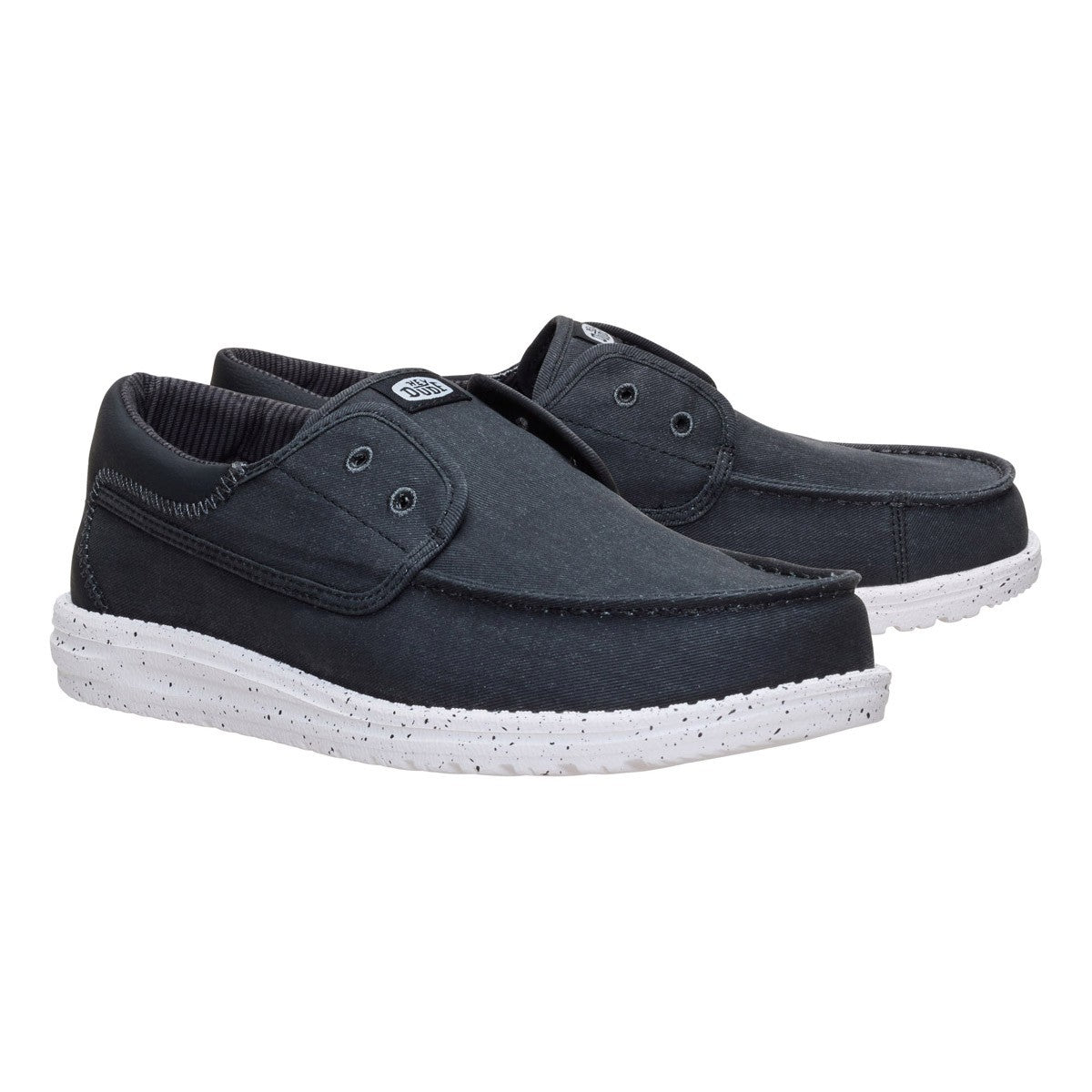 HeyDude Sneakers Wally Cru Stretch Canvas Bianco