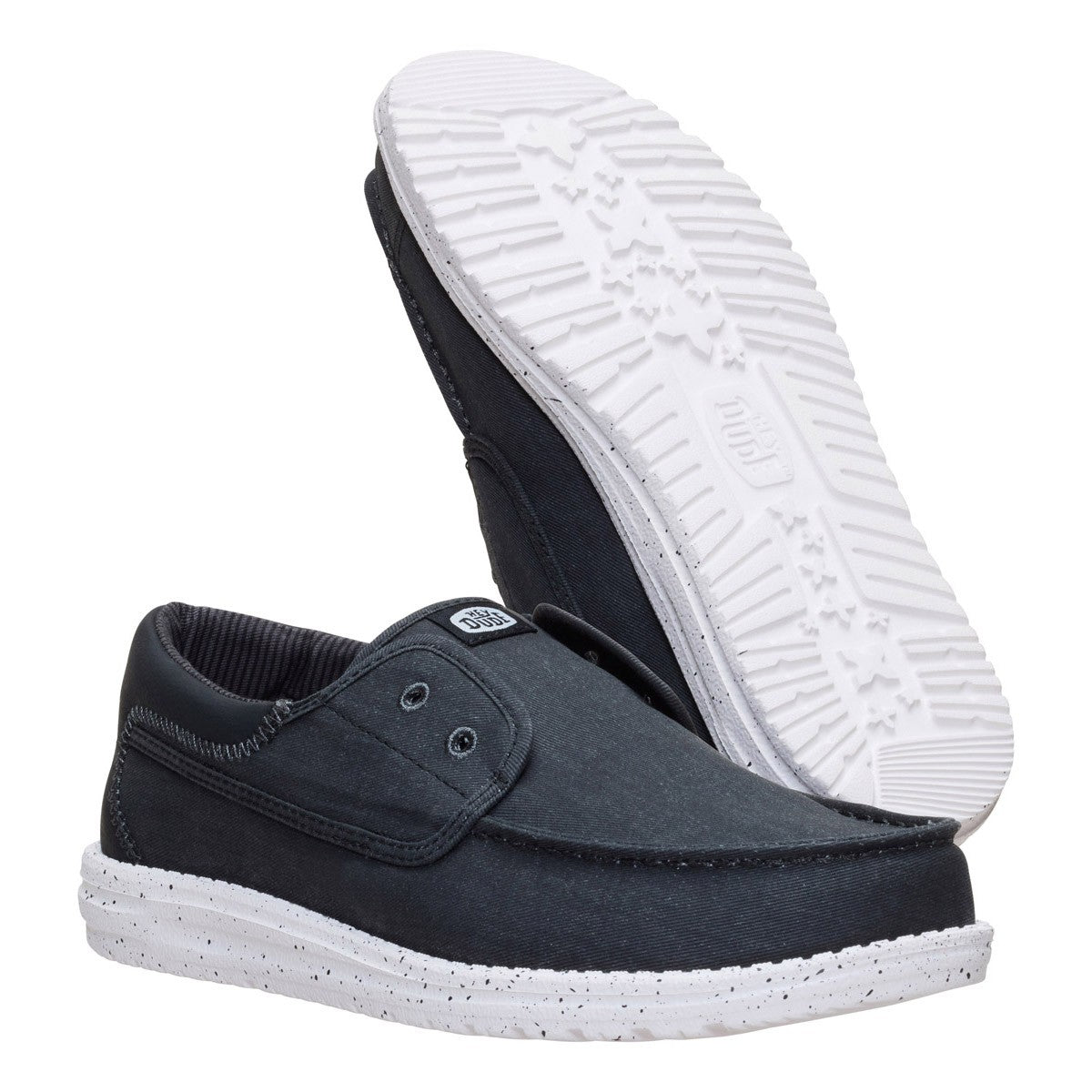HeyDude Sneakers Wally Cru Stretch Canvas Bianco