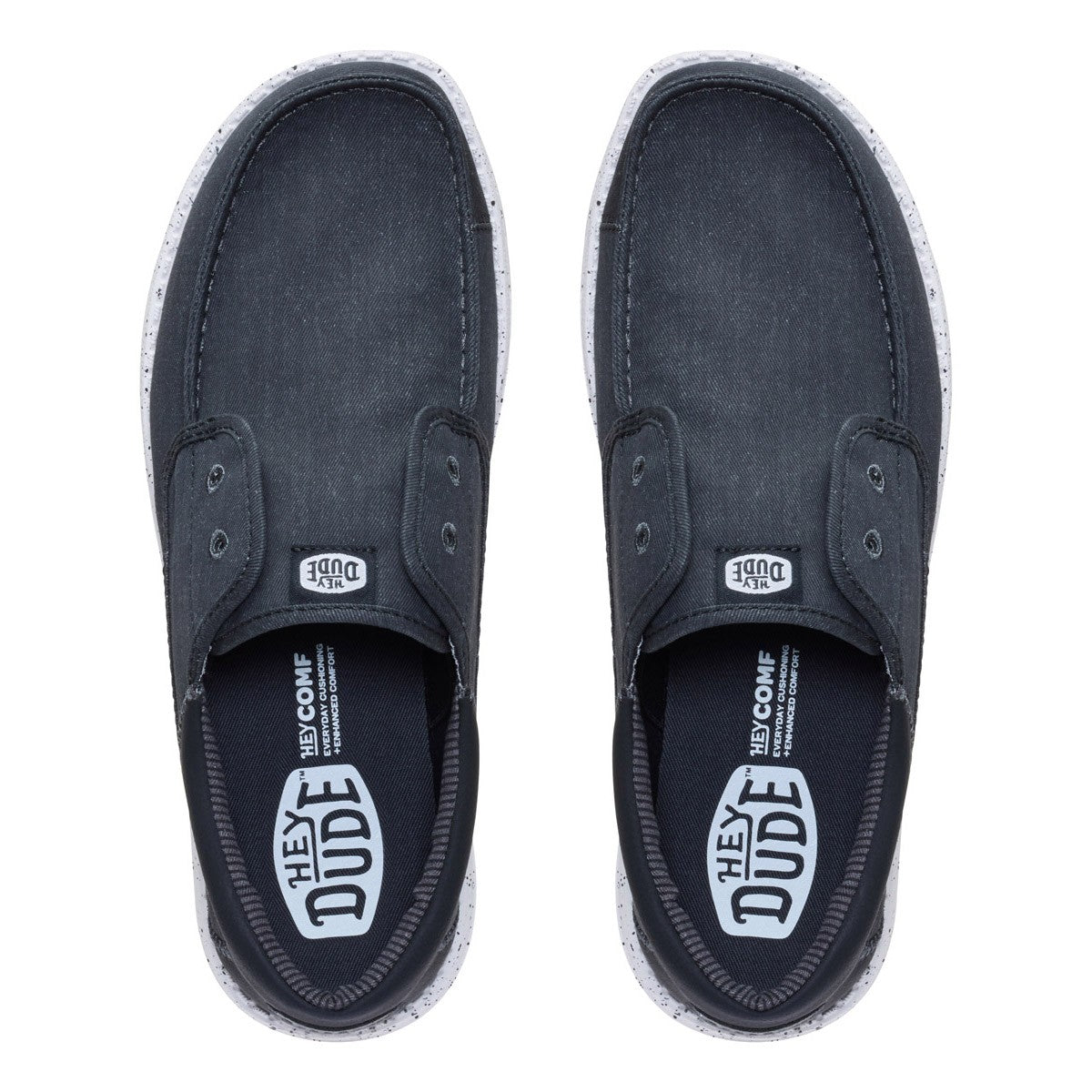 HeyDude Sneakers Wally Cru Stretch Canvas Bianco