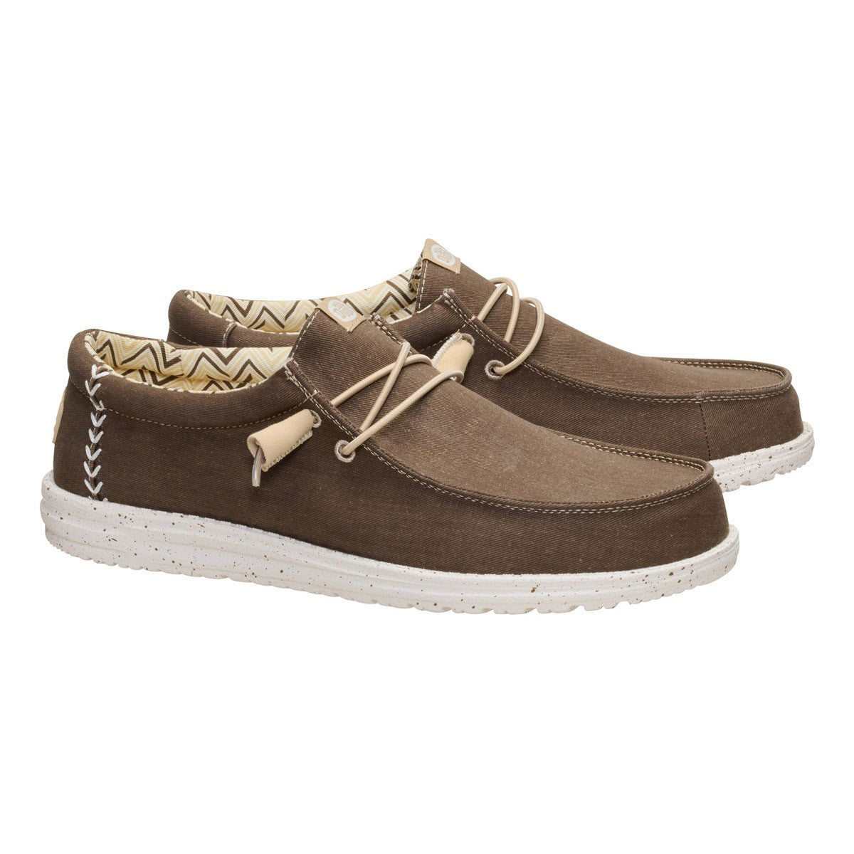 HeyDude Sneakers Wally Stretch Canvas Marrone