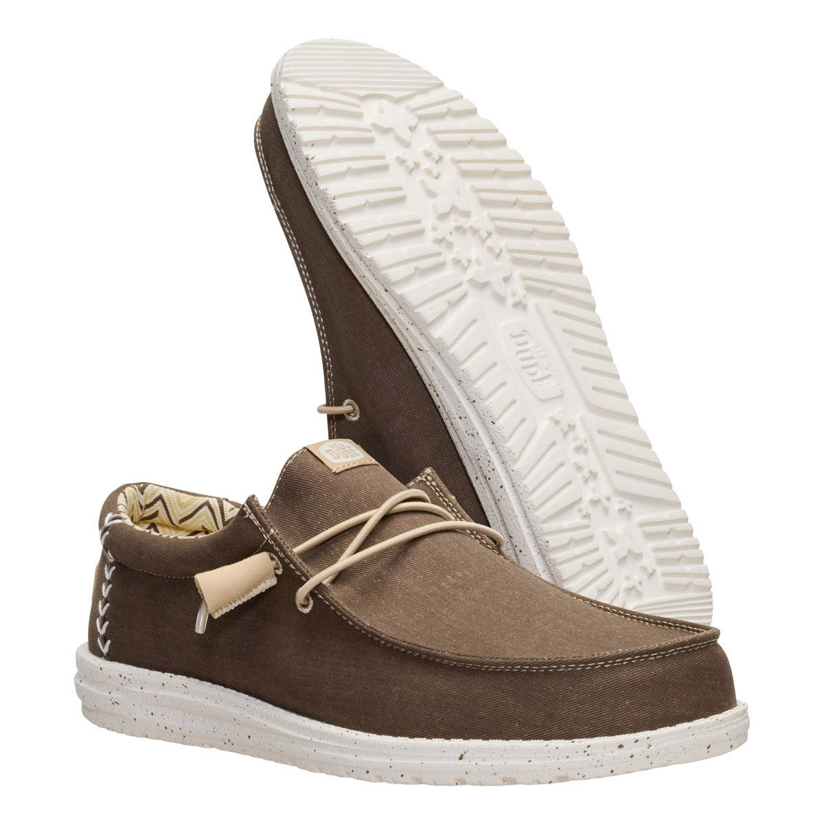 HeyDude Sneakers Wally Stretch Canvas Marrone