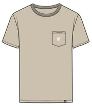 T-Shirt MLB New York Yankees Baserunner Emb Echo Pocket - Beige
