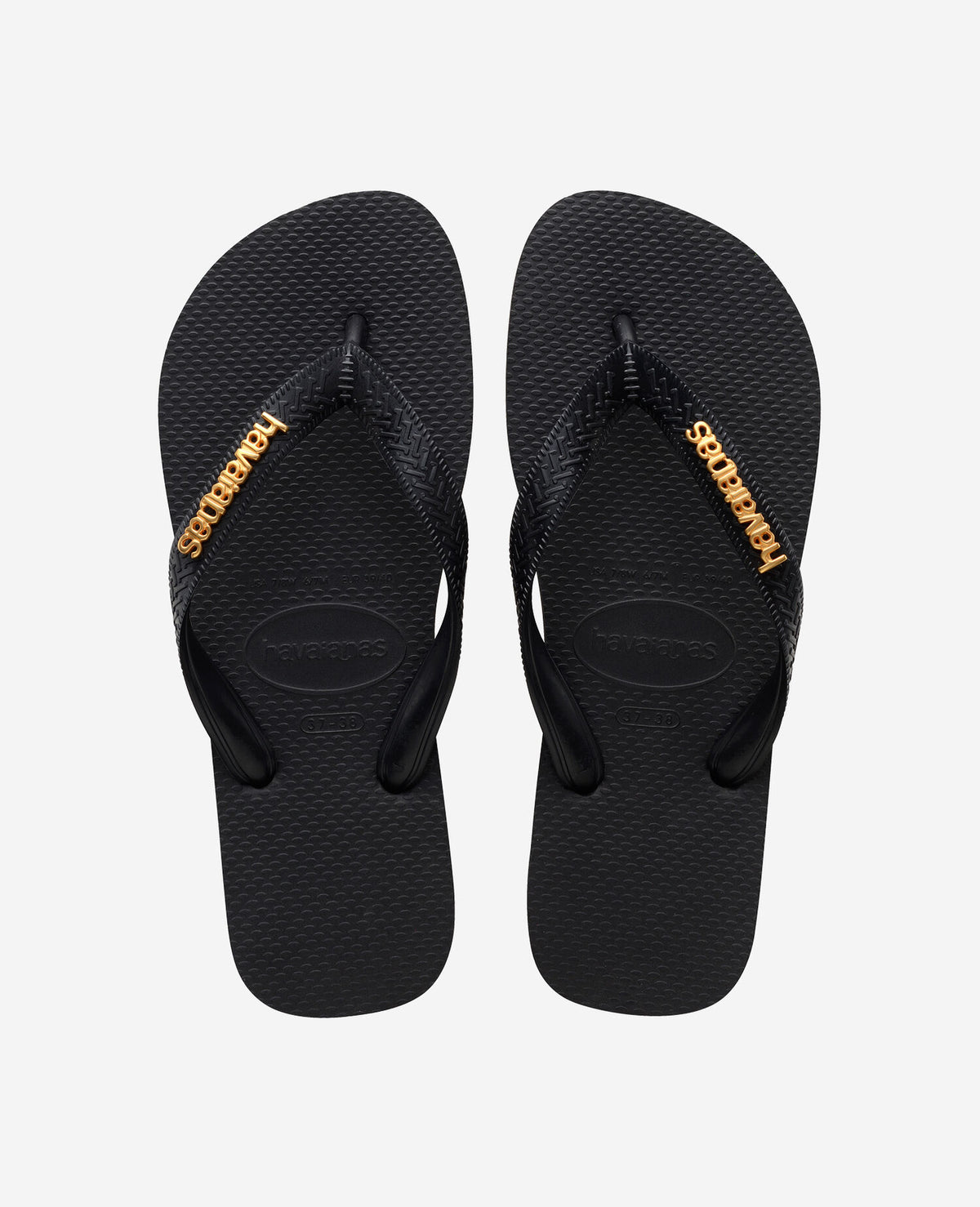 Infradito Top Logo Metallic