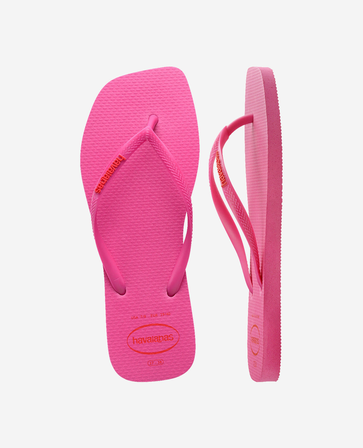 Infradito Slim Square Logo Pop Up