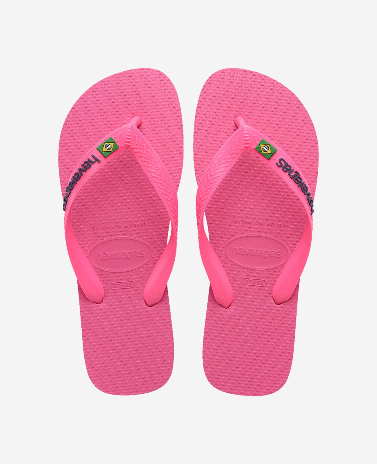 Infradito Brasil Logo Neon