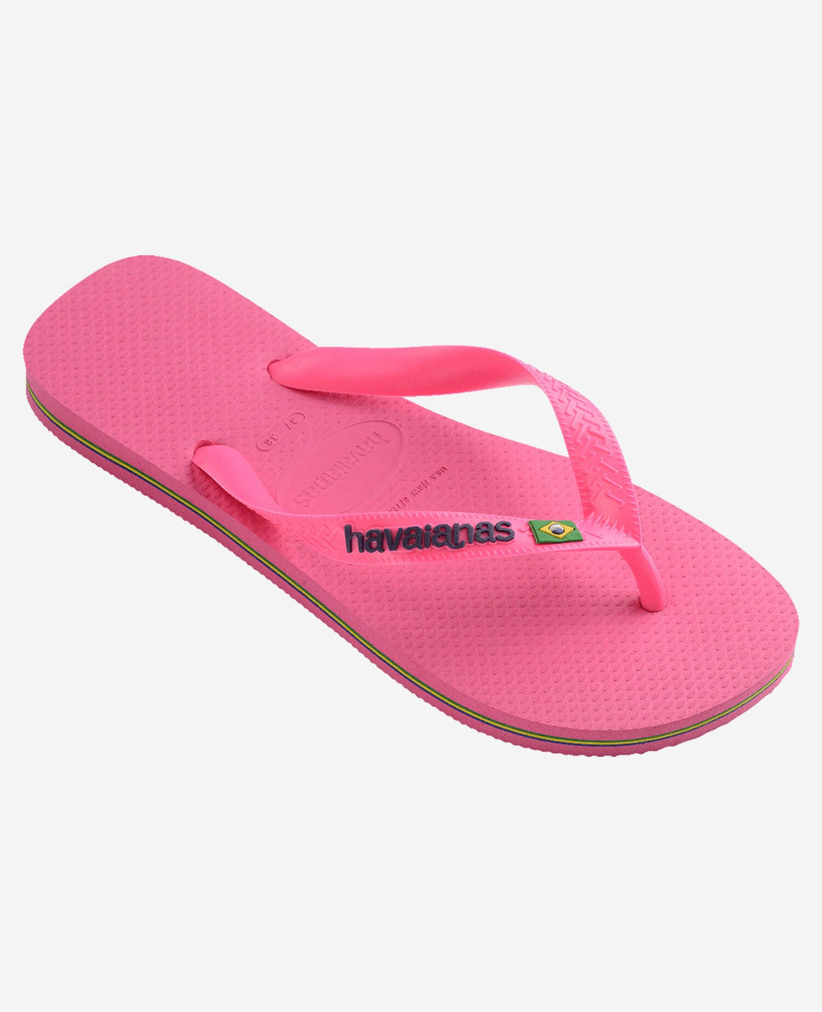 Infradito Brasil Logo Neon