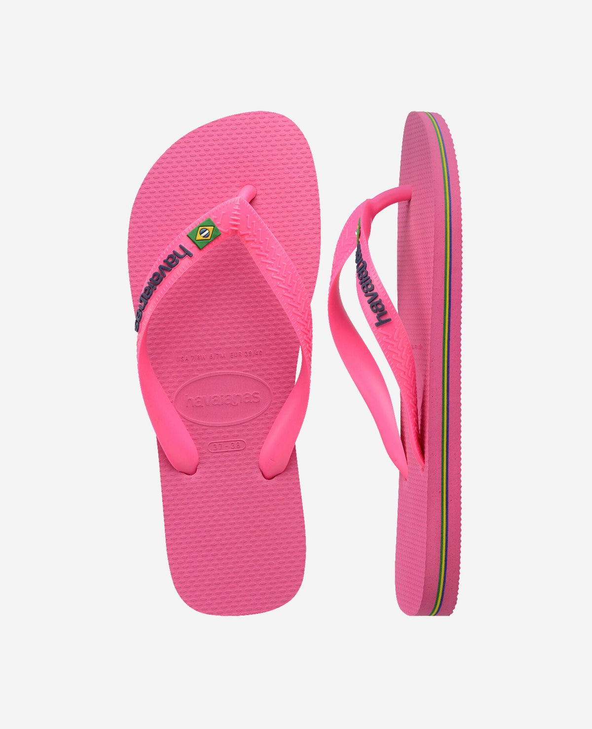 Infradito Brasil Logo Neon