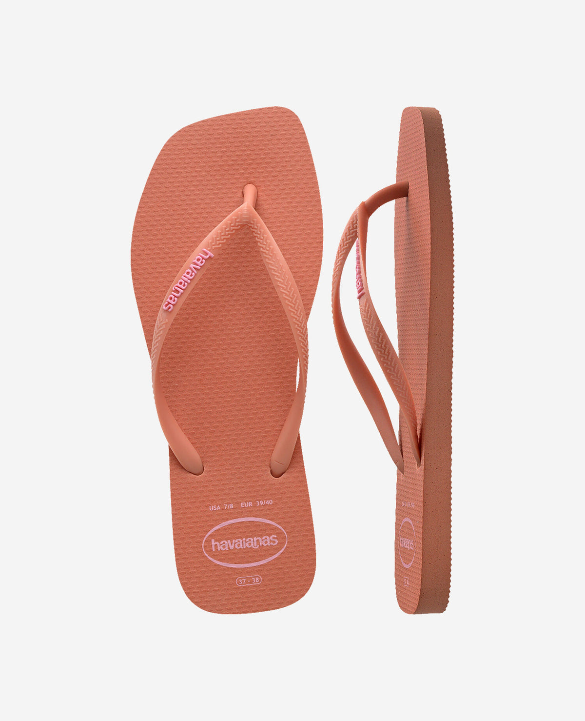 Infradito Slim Square Logo Pop Up