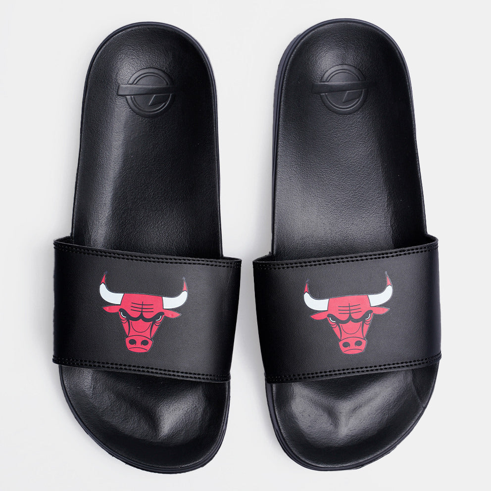 Ciabatte Motto NBA Chicago Bulls Primary Logo - Nero