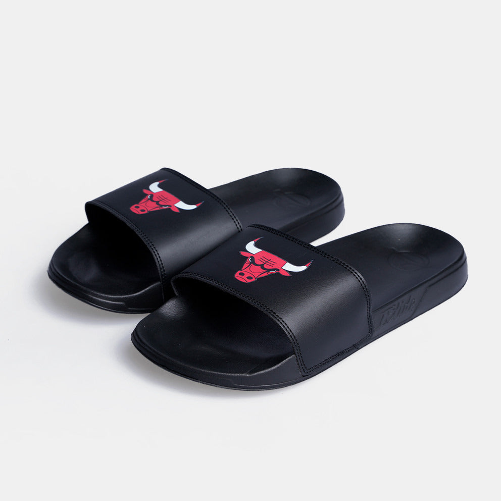 Ciabatte Motto NBA Chicago Bulls Primary Logo - Nero