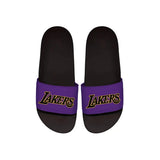 Ciabatte Motto NBA Los Angeles Lakers Wordmark - Nero/Viola