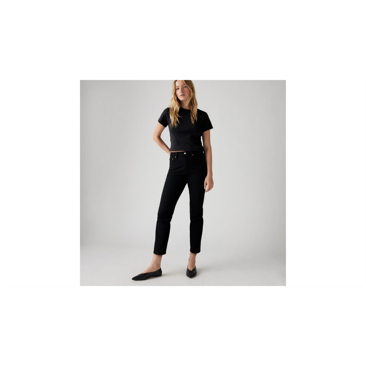 Jeans 501 Original Cropped - Nero