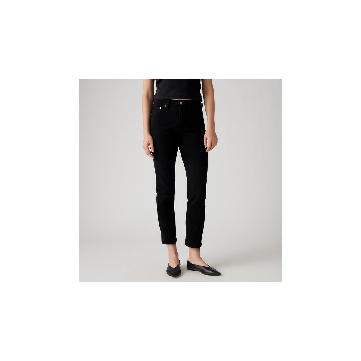 Jeans 501 Original Cropped - Nero