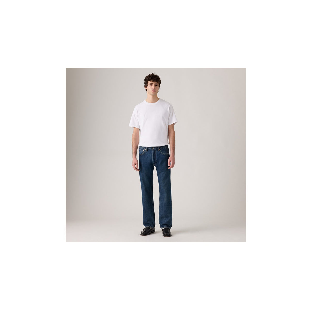 Jeans 555 Relaxed Straight - Indaco Scuro