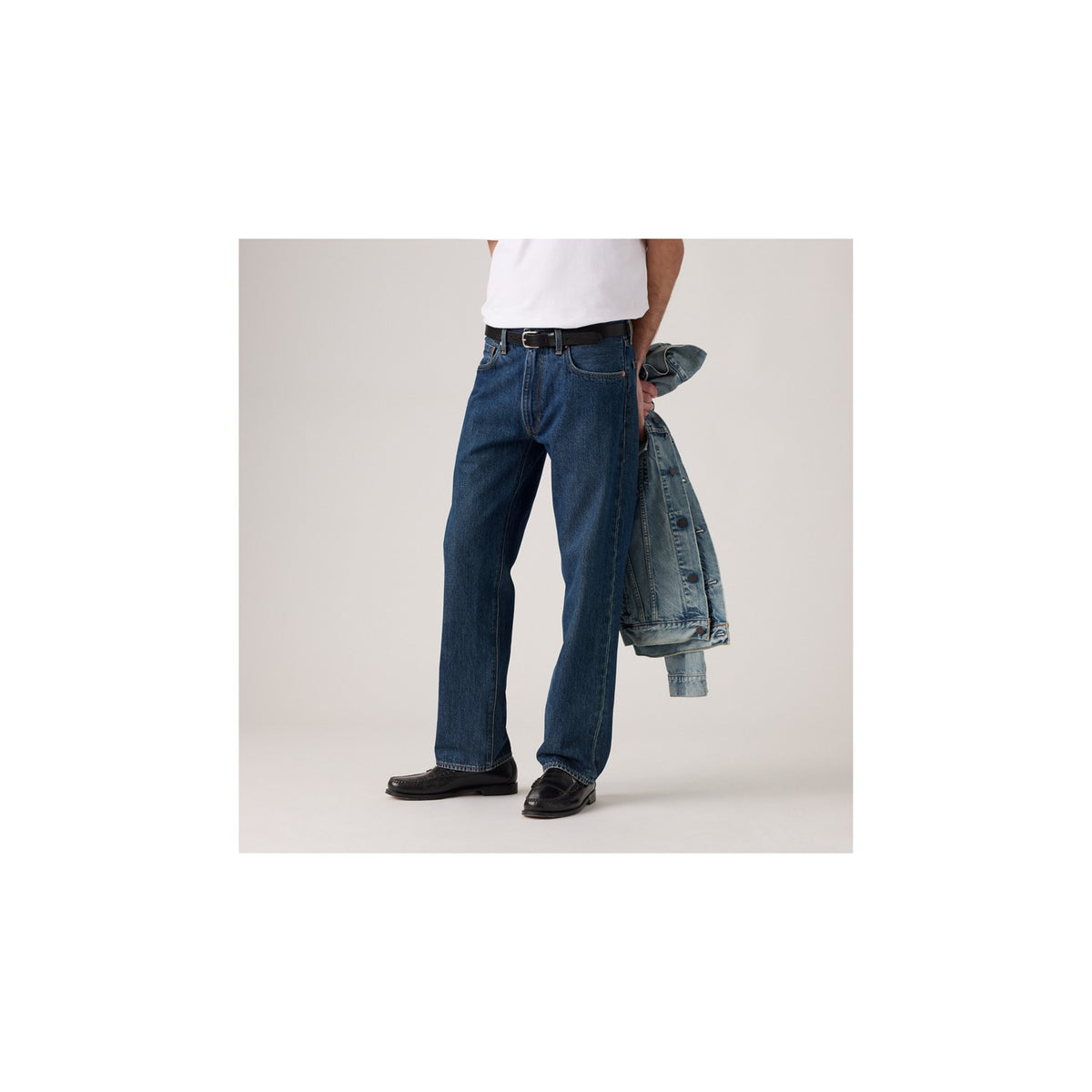 Jeans 555 Relaxed Straight - Indaco Scuro