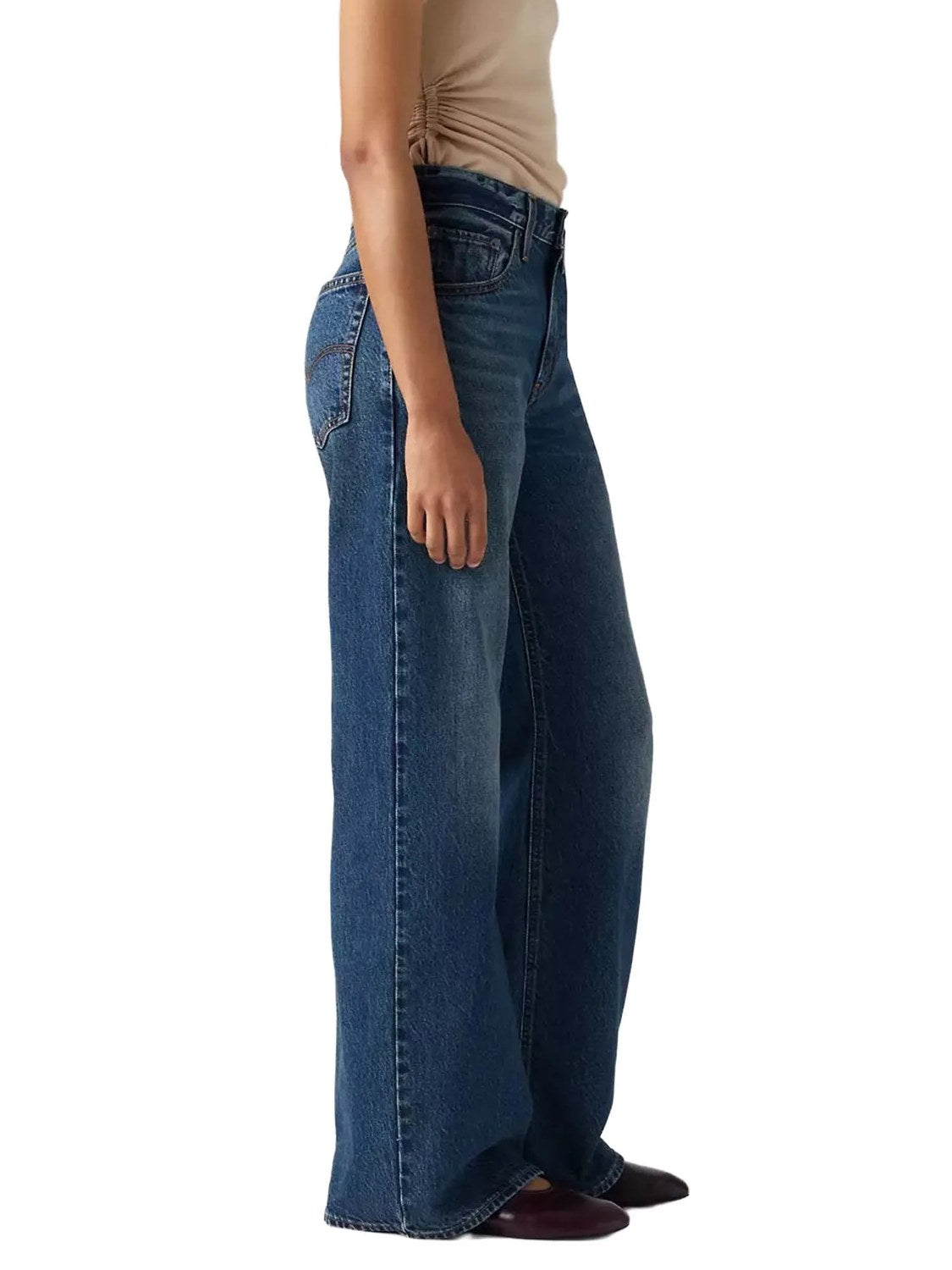 Jeans Loose Bootcut - Indaco Scuro