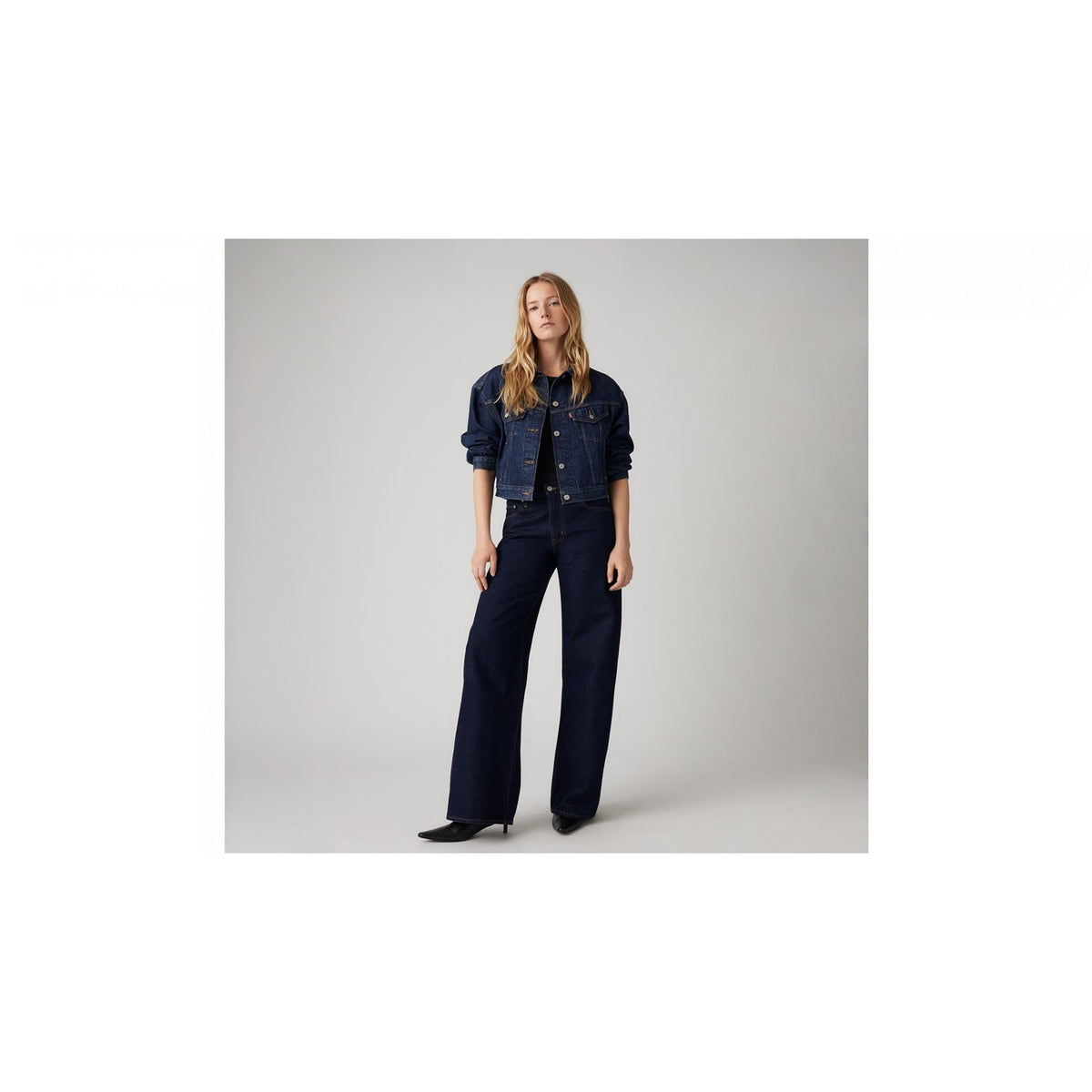 Jeans Baggy Straight - Indaco Scuro