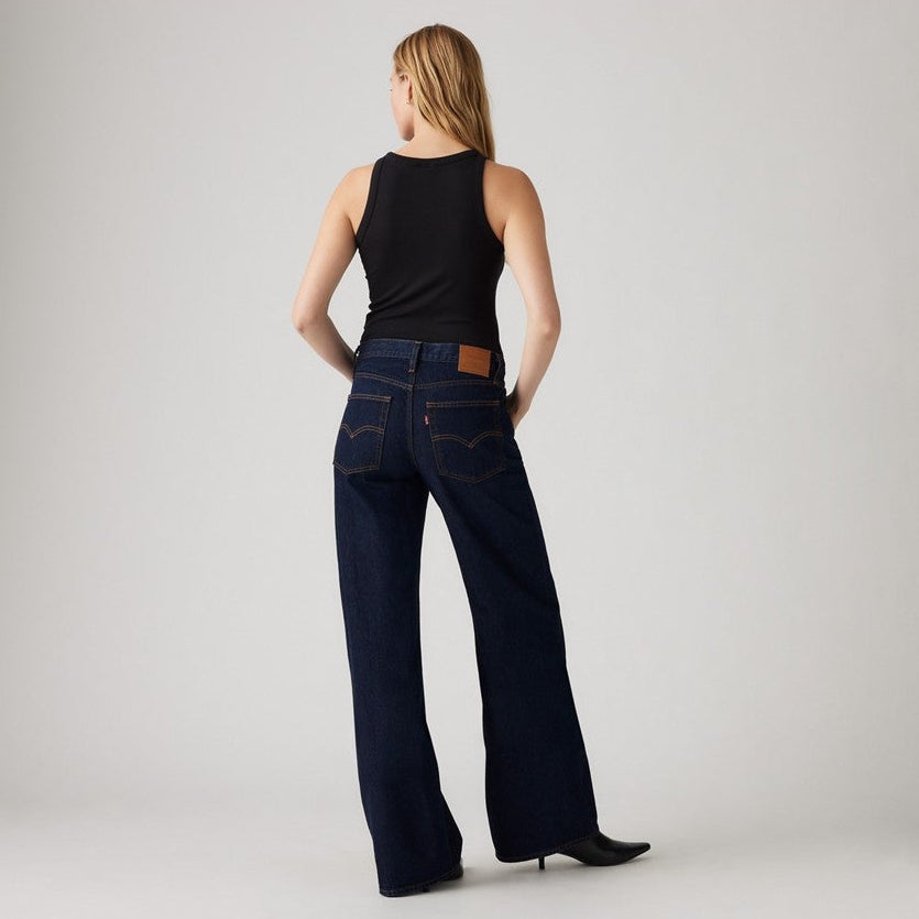 Jeans Baggy Straight - Indaco Scuro